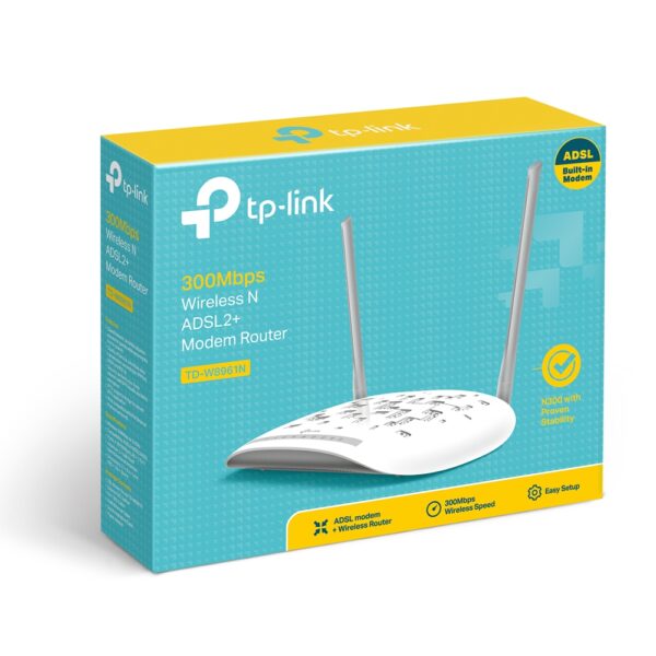 Módem Router Tp-link TD-W8961N ADSL2+ N 300Mbps